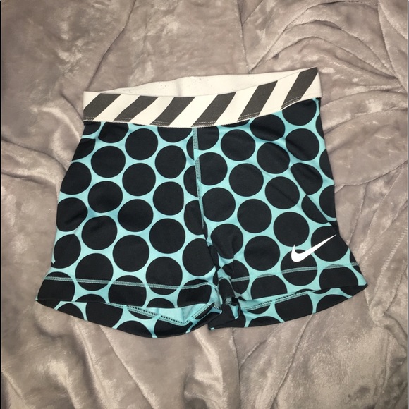Nike Shorts | Nike Pro Polka Dot Shorts | Poshmark